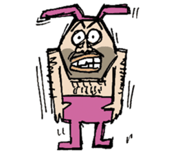 Monsieur bunny sticker #2230882