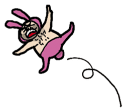 Monsieur bunny sticker #2230884