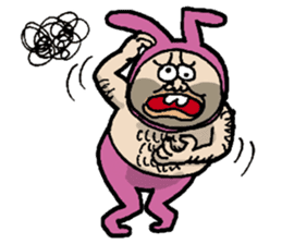Monsieur bunny sticker #2230885