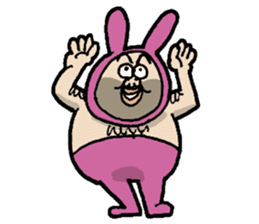 Monsieur bunny sticker #2230888