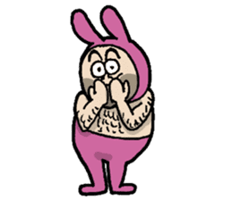 Monsieur bunny sticker #2230889