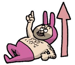 Monsieur bunny sticker #2230895