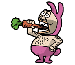 Monsieur bunny sticker #2230898