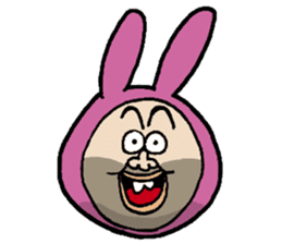 Monsieur bunny sticker #2230899