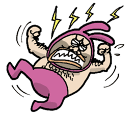 Monsieur bunny sticker #2230900