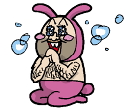 Monsieur bunny sticker #2230901