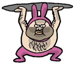 Monsieur bunny sticker #2230902