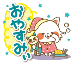 The Lovely life of a cat and a butterfly sticker #2230993