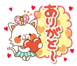 The Lovely life of a cat and a butterfly sticker #2230997