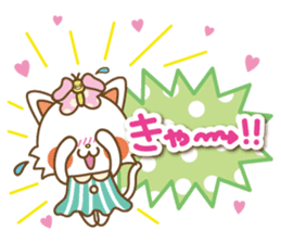 The Lovely life of a cat and a butterfly sticker #2230999