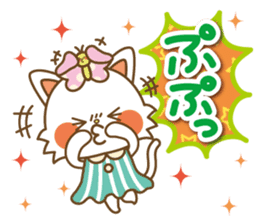 The Lovely life of a cat and a butterfly sticker #2231002