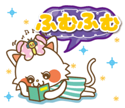 The Lovely life of a cat and a butterfly sticker #2231008