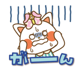 The Lovely life of a cat and a butterfly sticker #2231010