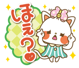 The Lovely life of a cat and a butterfly sticker #2231015