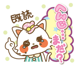 The Lovely life of a cat and a butterfly sticker #2231020