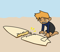 Ryoji's Surfing Life sticker #2232023