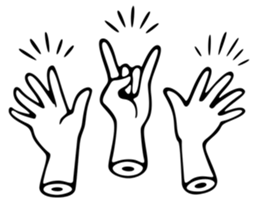 Cool Hand Gesture sticker #2232154