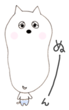 Cat wearing pants sticker #2232216