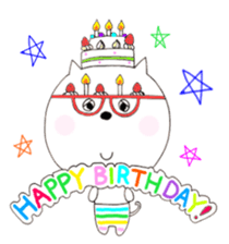 Cat wearing pants sticker #2232220