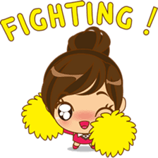 Kiku, the busy office girl sticker #2232419