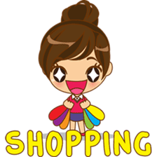 Kiku, the busy office girl sticker #2232420