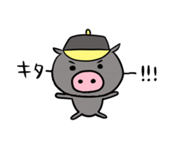 BASEBALL! Buta-chan! sticker #2232872