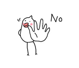 Irritation paddybird sticker #2233097