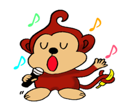 "Lavie" The monkey second edition sticker #2233106