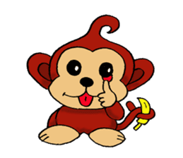 "Lavie" The monkey second edition sticker #2233109