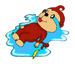 "Lavie" The monkey second edition sticker #2233115