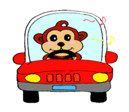 "Lavie" The monkey second edition sticker #2233116