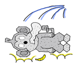 "Lavie" The monkey second edition sticker #2233117