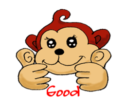 "Lavie" The monkey second edition sticker #2233121