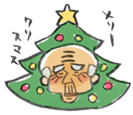 A pleasant grandfather sticker. sticker #2233494