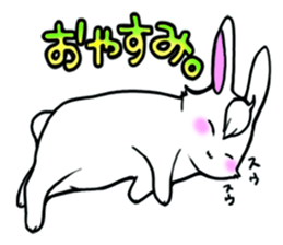 Bangs Rabbit 1 sticker #2234026