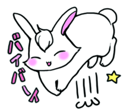 Bangs Rabbit 1 sticker #2234029