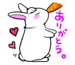 Bangs Rabbit 1 sticker #2234031