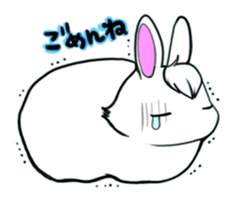 Bangs Rabbit 1 sticker #2234032