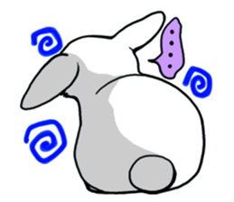 Bangs Rabbit 1 sticker #2234034