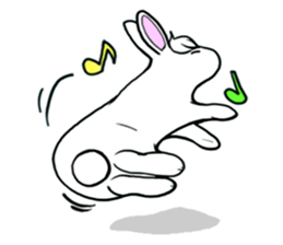 Bangs Rabbit 1 sticker #2234035