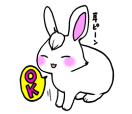 Bangs Rabbit 1 sticker #2234036