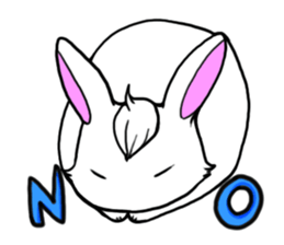 Bangs Rabbit 1 sticker #2234037