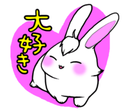 Bangs Rabbit 1 sticker #2234038
