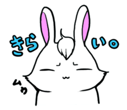 Bangs Rabbit 1 sticker #2234039