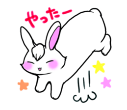 Bangs Rabbit 1 sticker #2234042
