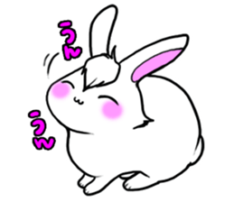 Bangs Rabbit 1 sticker #2234046