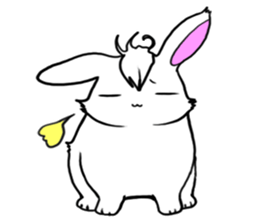 Bangs Rabbit 1 sticker #2234049