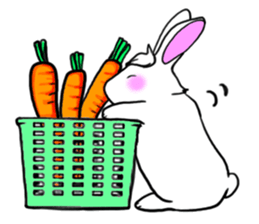Bangs Rabbit 1 sticker #2234054