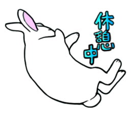 Bangs Rabbit 1 sticker #2234057