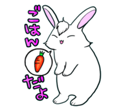 Bangs Rabbit 1 sticker #2234060